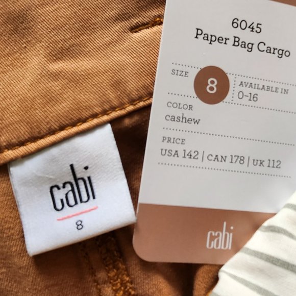 Cabi Paper Bag Cargo trouser pant Spring 2022 NWT size 8 - Picture 6 of 8
